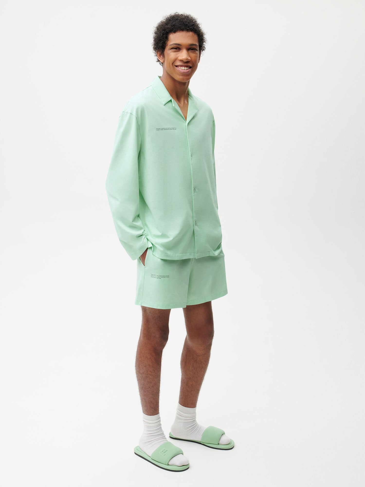 Pajamas-Shorts-Lagoon-Green-Male-1