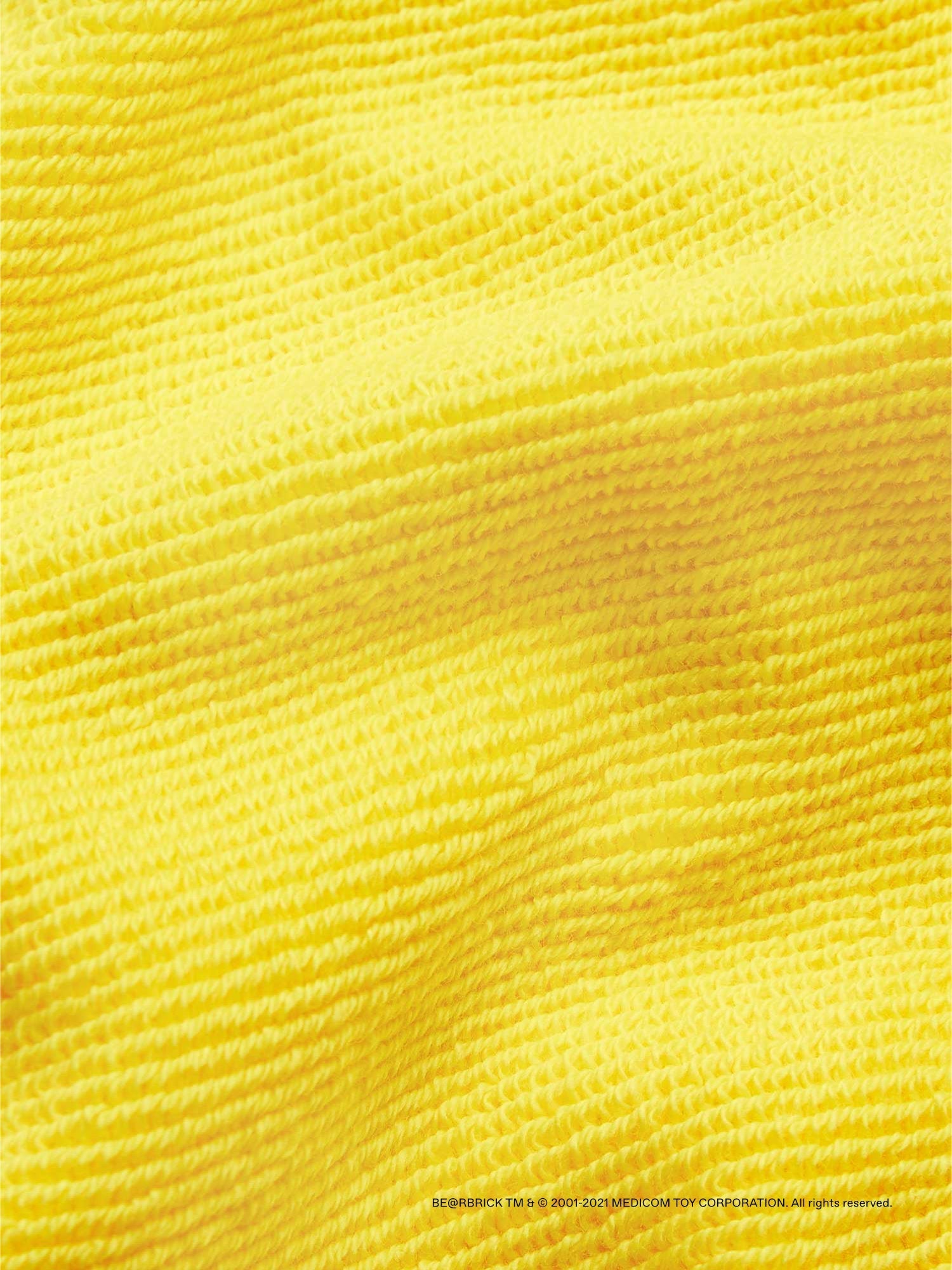 Pangaia Haroshi Bearbrick Kids Organic Hoodie Saffron Yellow