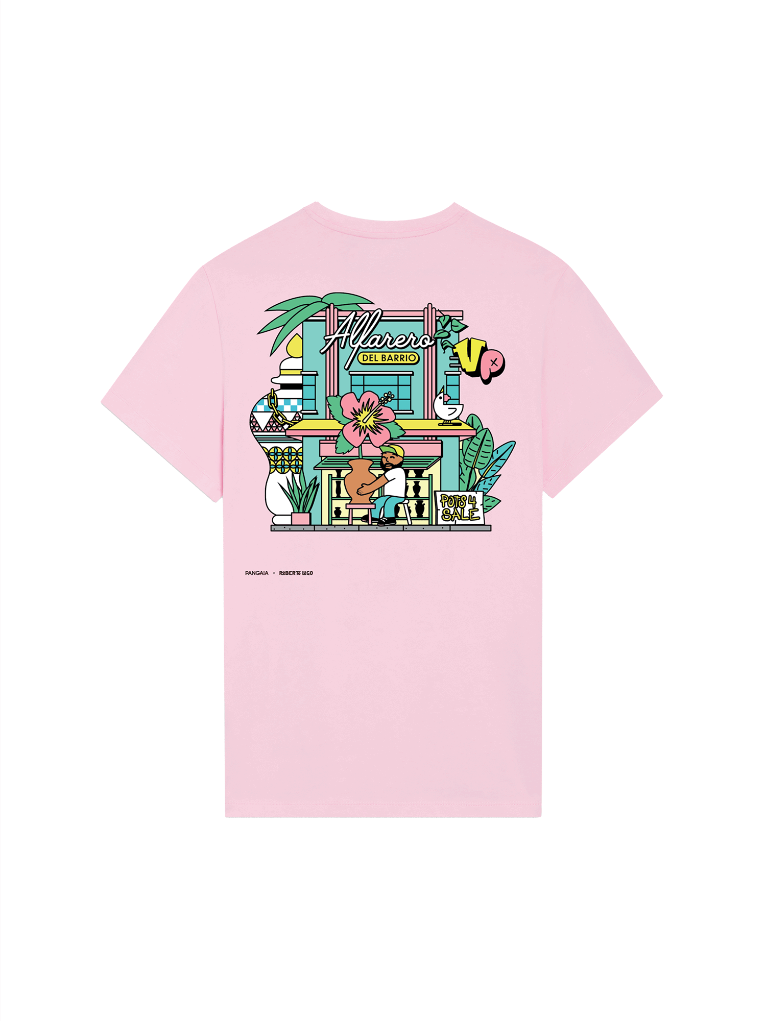 Pangaia-Roberto-Lugo-T-Shirt-Alfarero-Graphic-Funghi-Pink-packshot-3