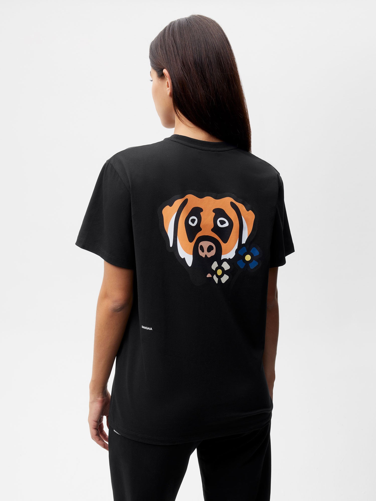 Pangaia-VictorVictor-Organic-Cotton-T-Shirt-Revised-Dog-Face-Black-Female-2
