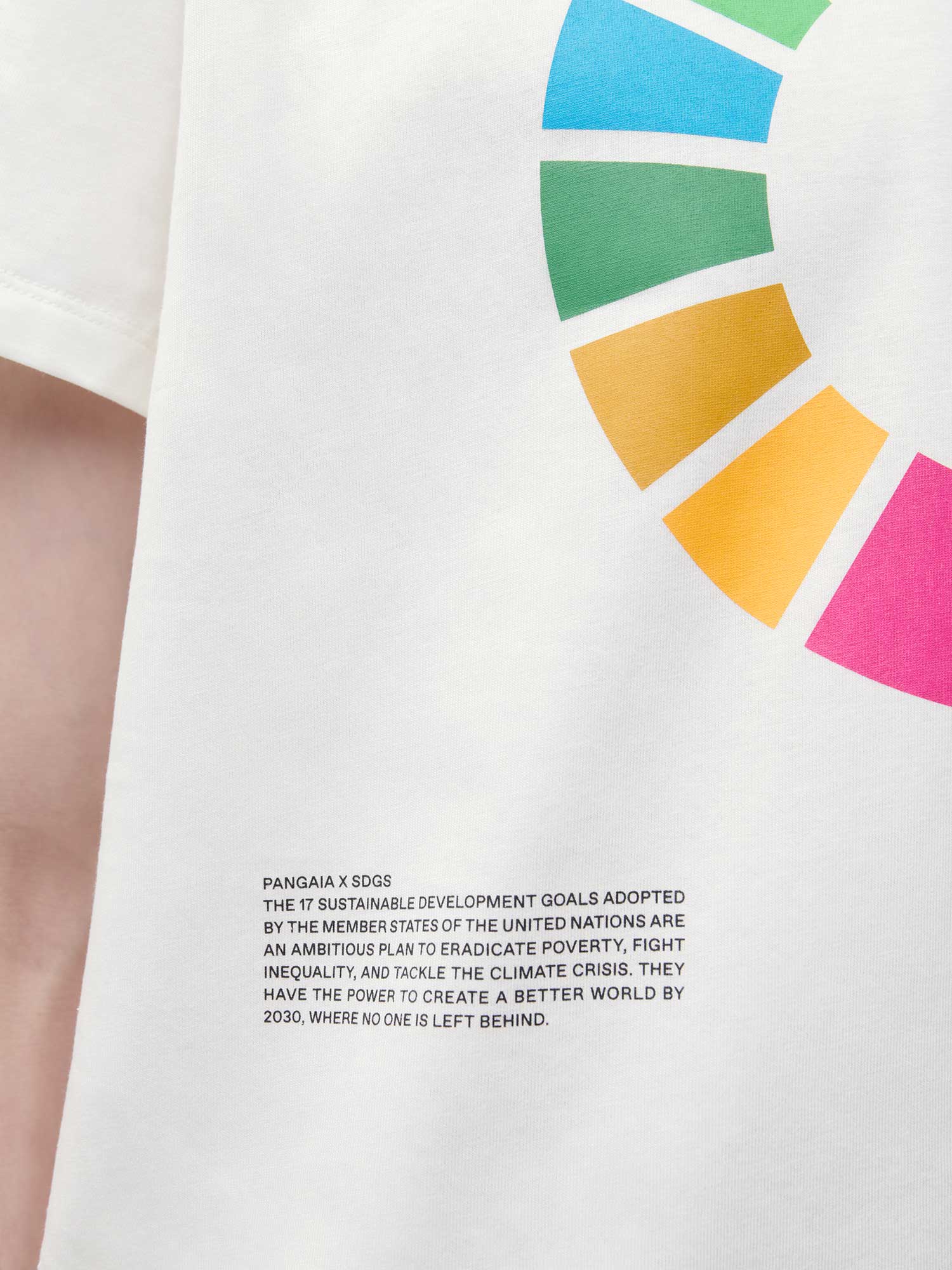 Pangaia X SDGS Organic Cotton T Shirt Off White Male