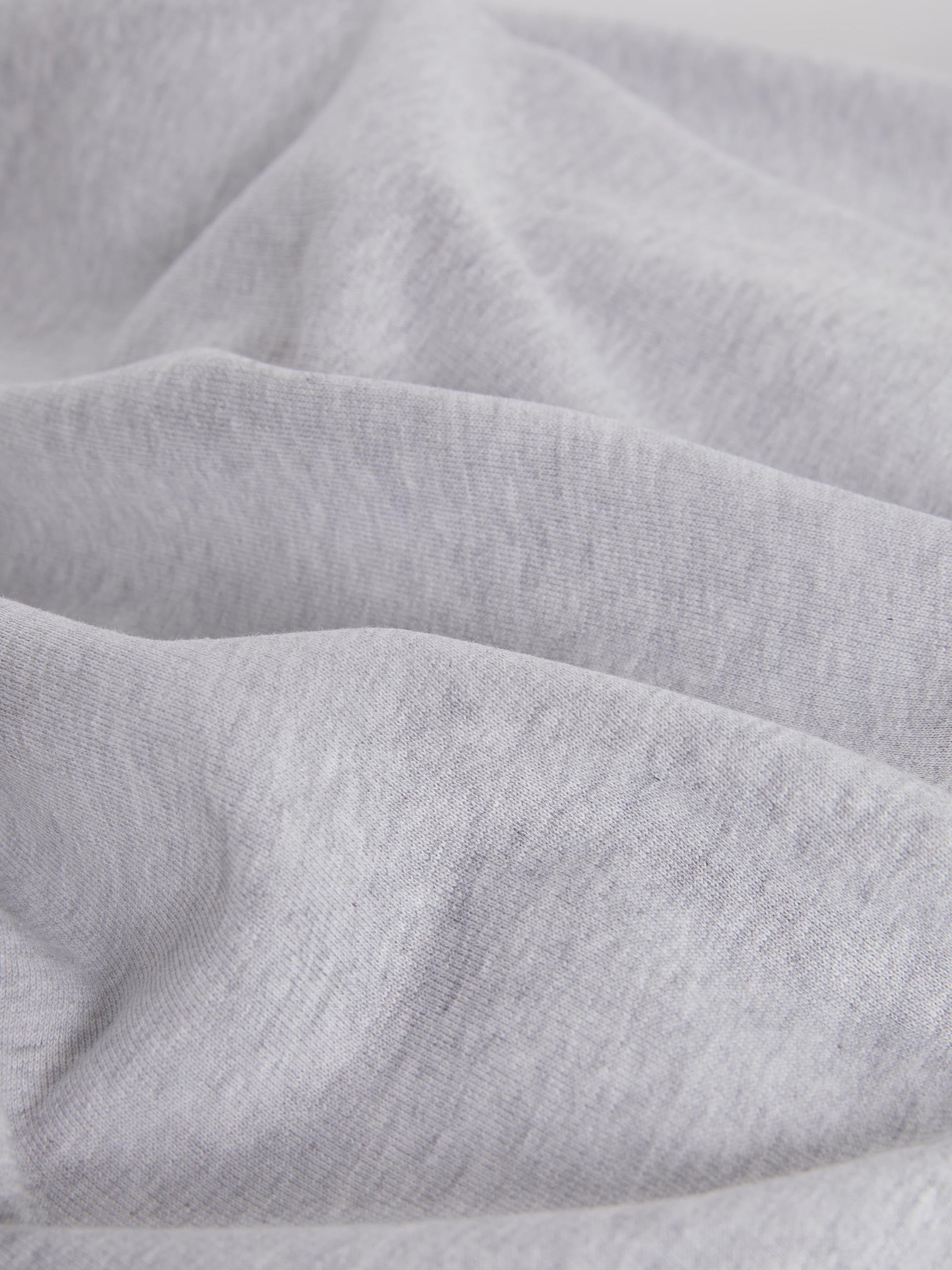 Pangaia X UN Lightweight Recycled Cotton Hoodie Grey Marl Fabric