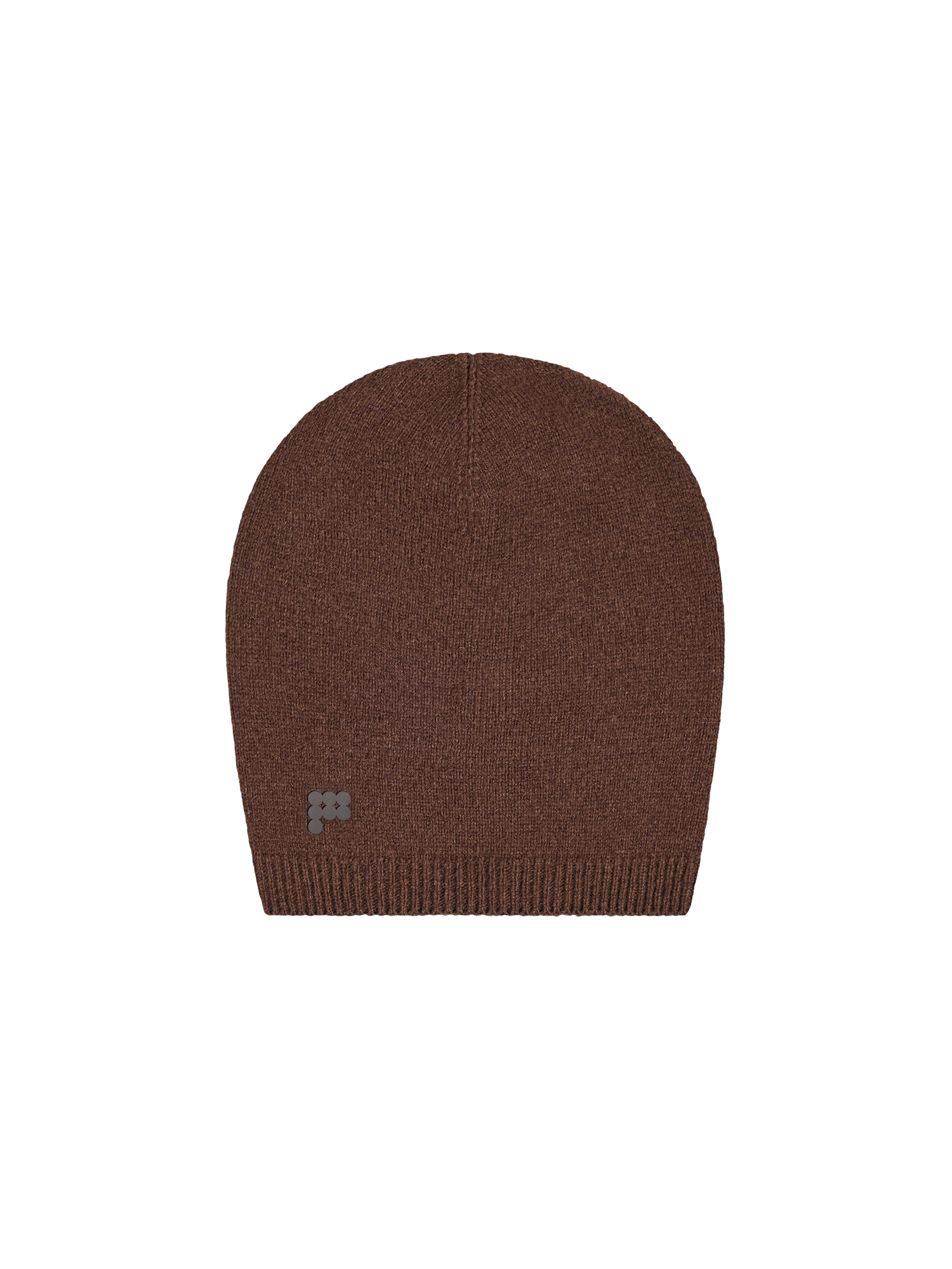 Recycled Cashmere Beanie—chestnut brown-packshot-3