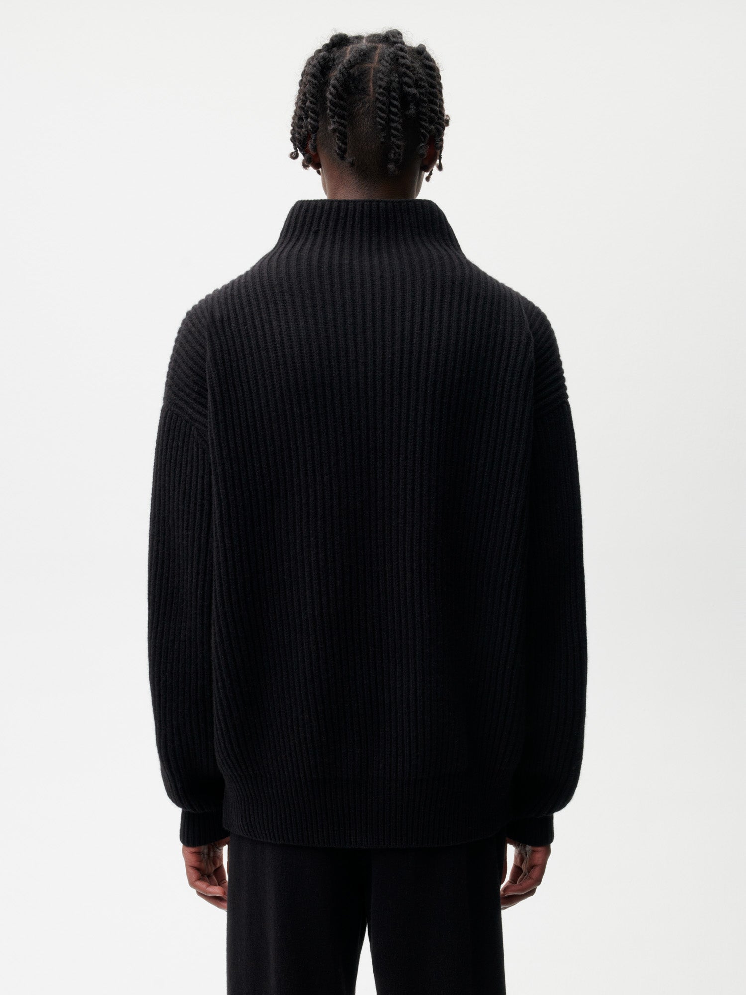 Recycled-Cashmere-Funnel-Neck-Jumper-Black-Male-2