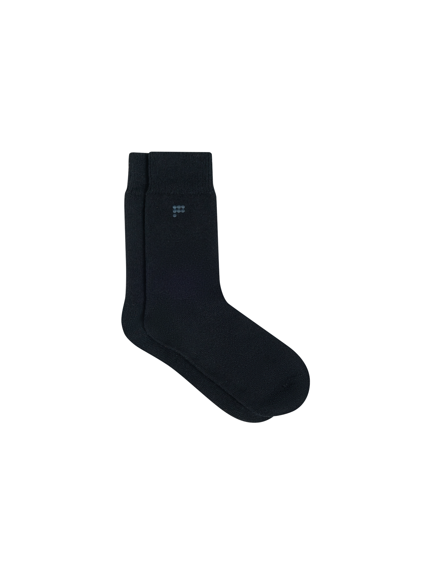 Recycled Cashmere Jersey Socks—black-packshot-3