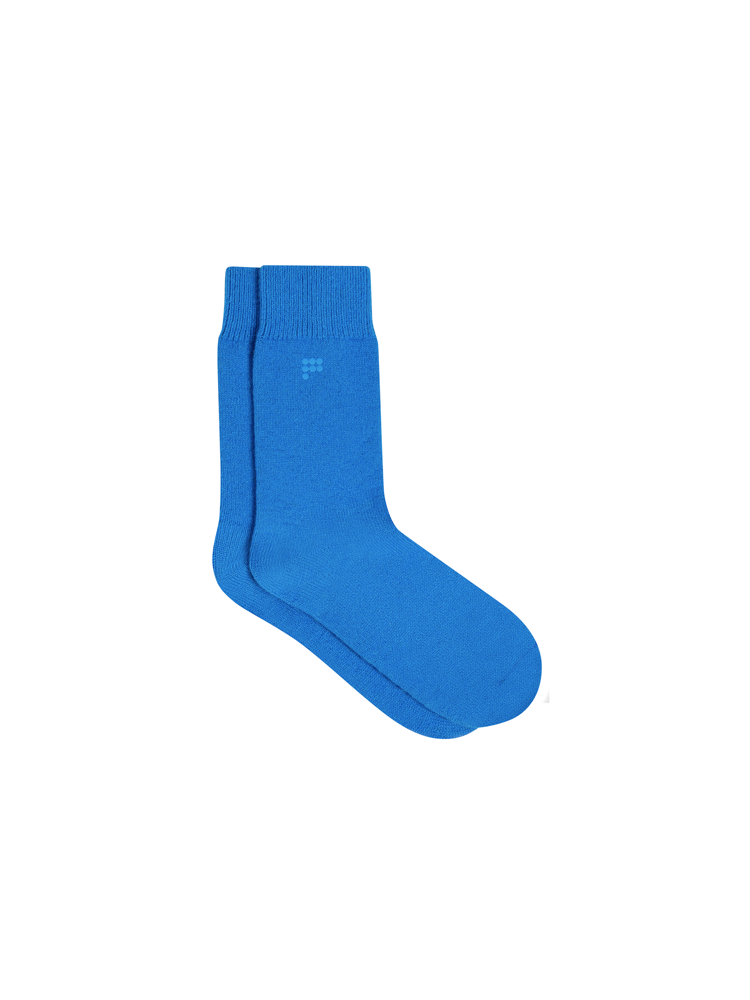 Recycled Cashmere Jersey Socks—cerulean blue-packshot-3