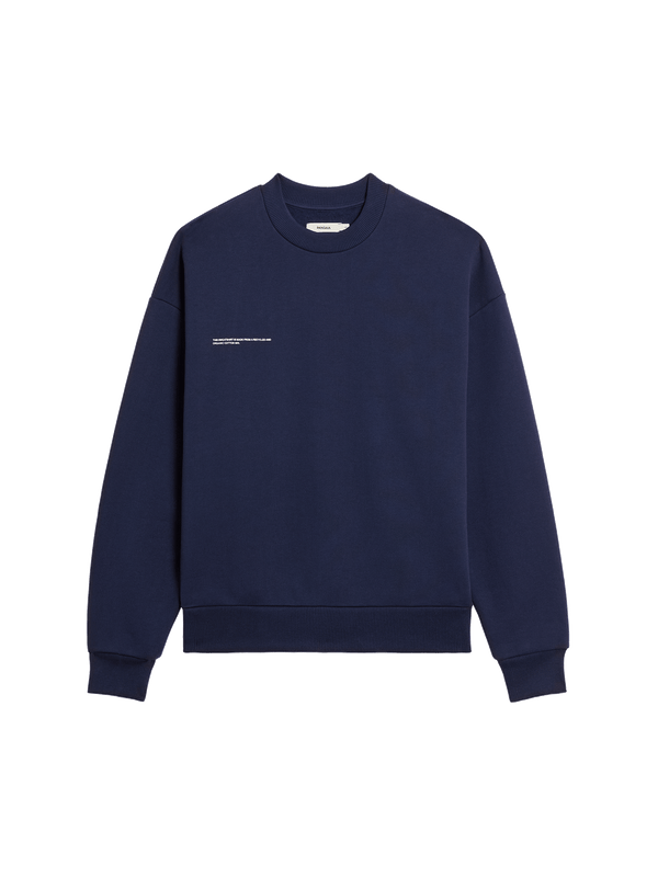 365 Heavyweight Sweatshirt - Navy Blue - Pangaia