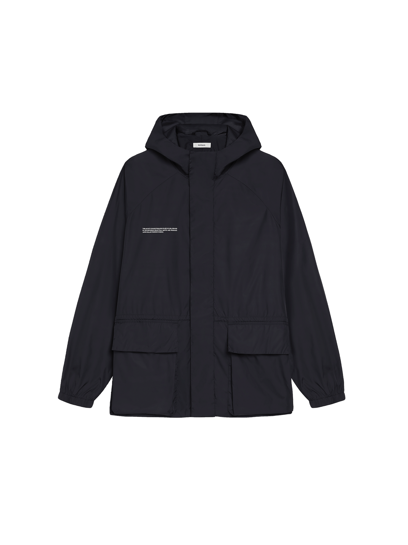 Black Nylon Color Block Jacket | Pangaia