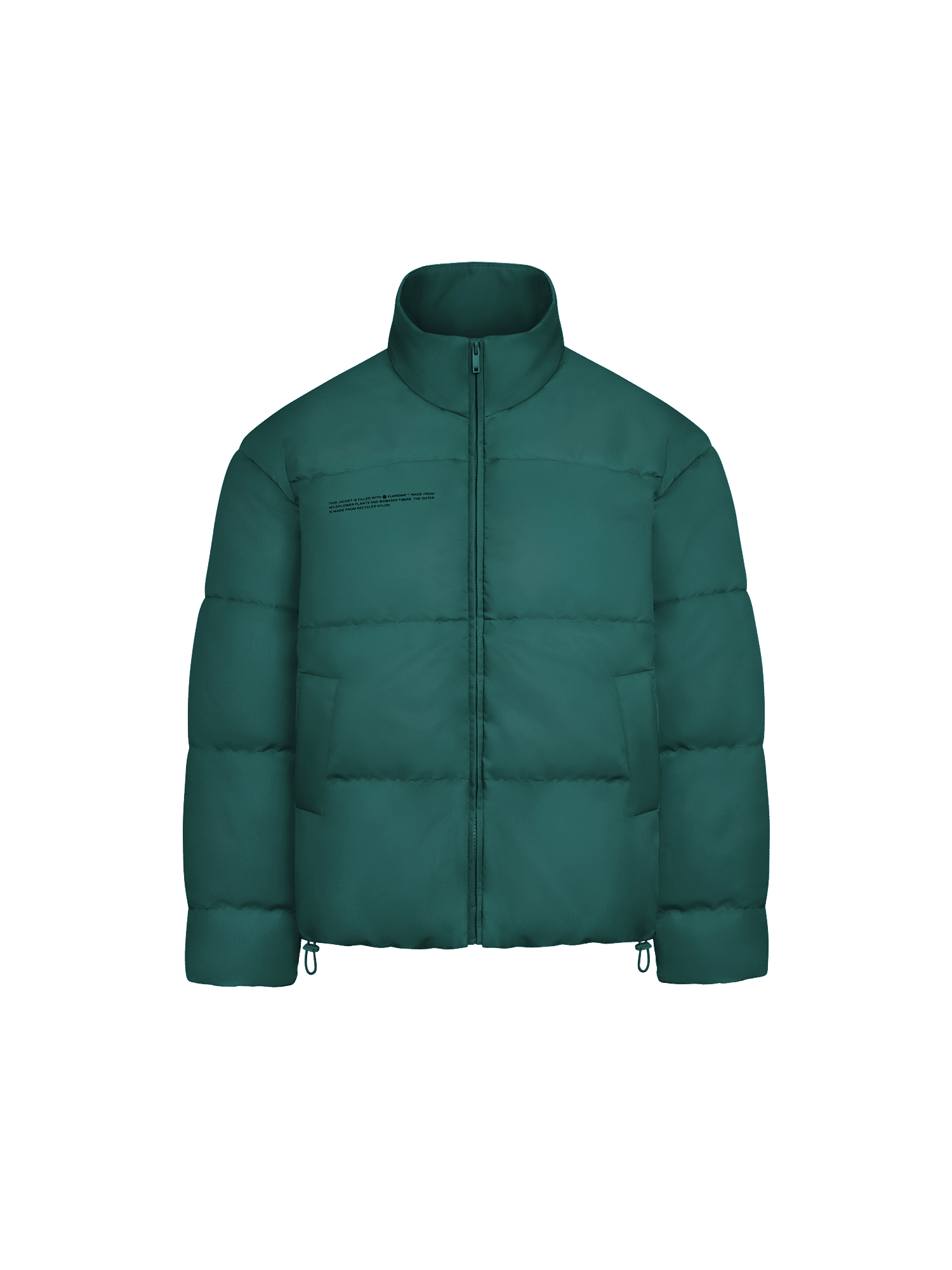 Womens Green FLWRDWN™ Bomber Jacket Outerwear PANGAIA