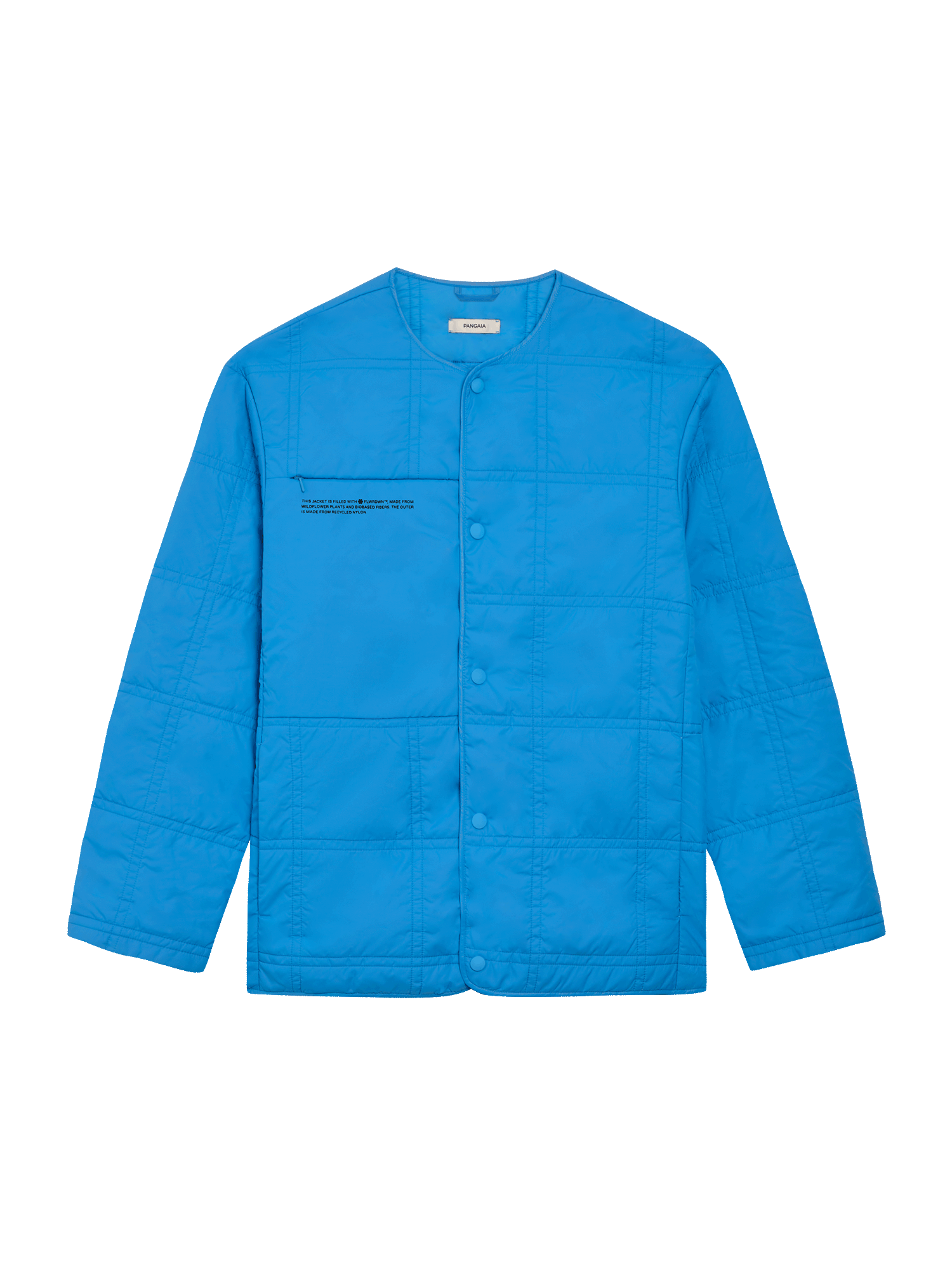 Recycled-Nylon-NW-Flwrdwn-Quilted-Collarless-Jacket-Cerulean-Blue-packshot-3