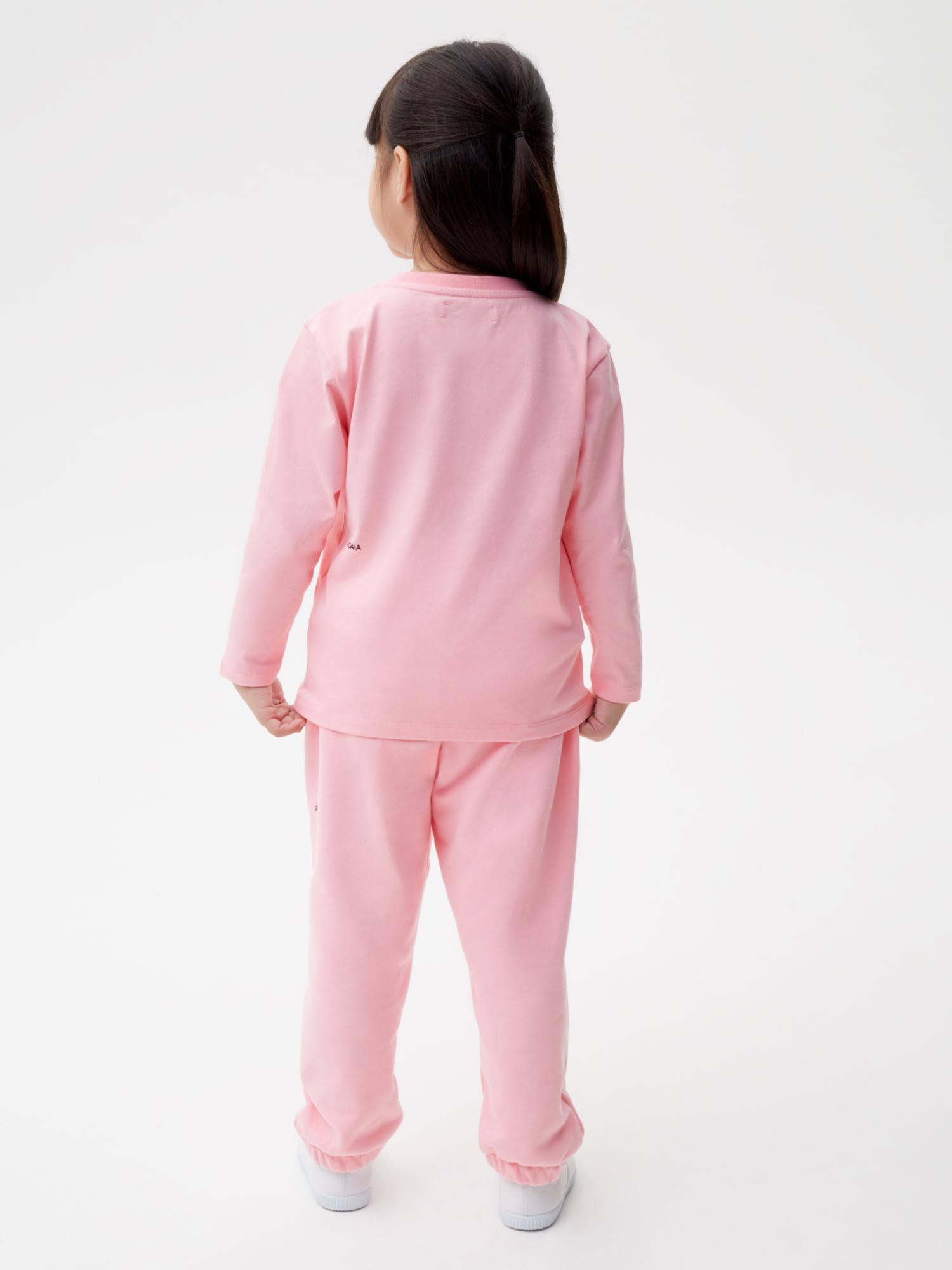 Sakura Kids Organic Cotton Long Sleeve T Shirt Pink