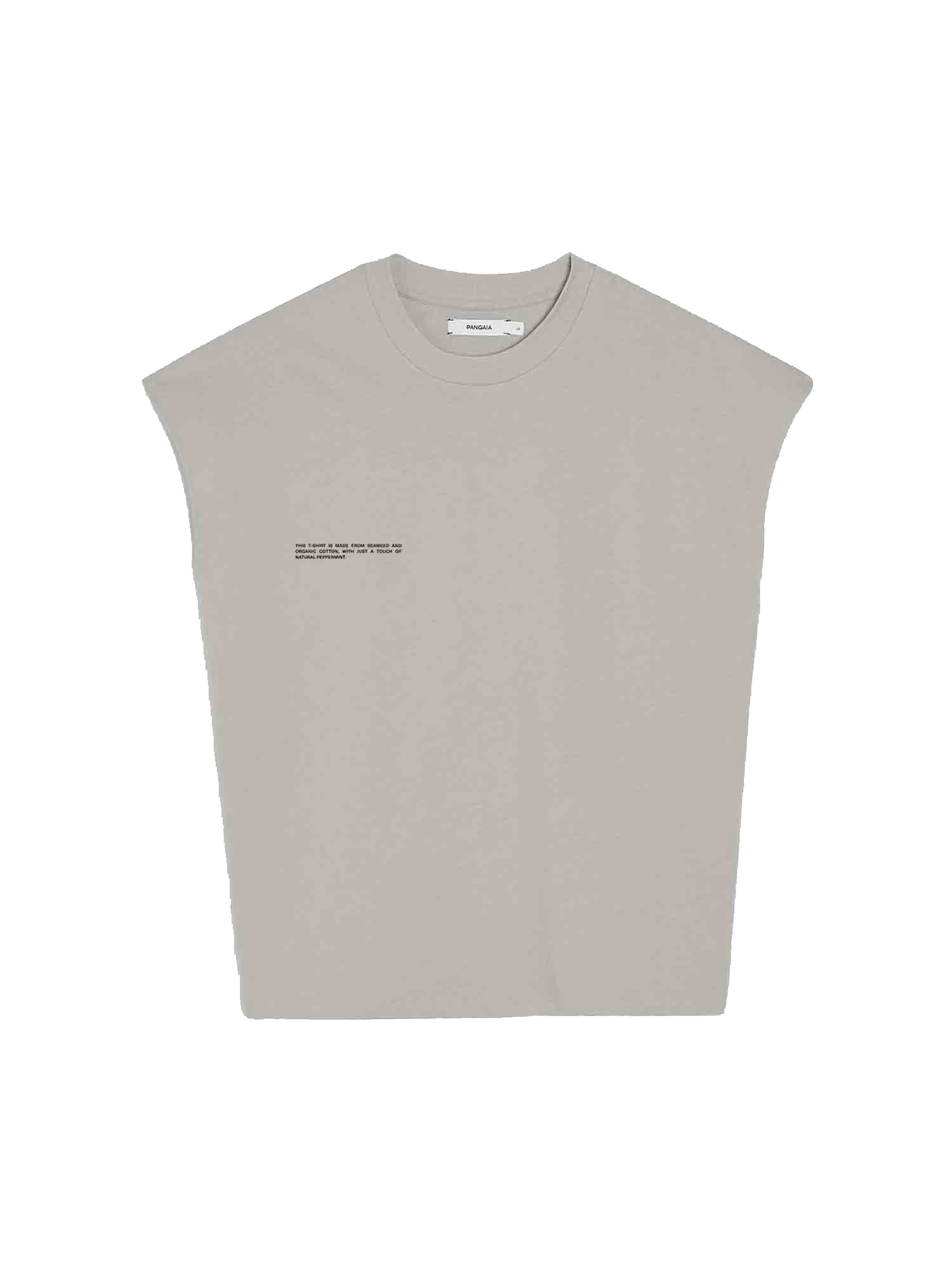 Organic Cotton Cropped Shoulder T-shirt with C-FIBER-packshot-3