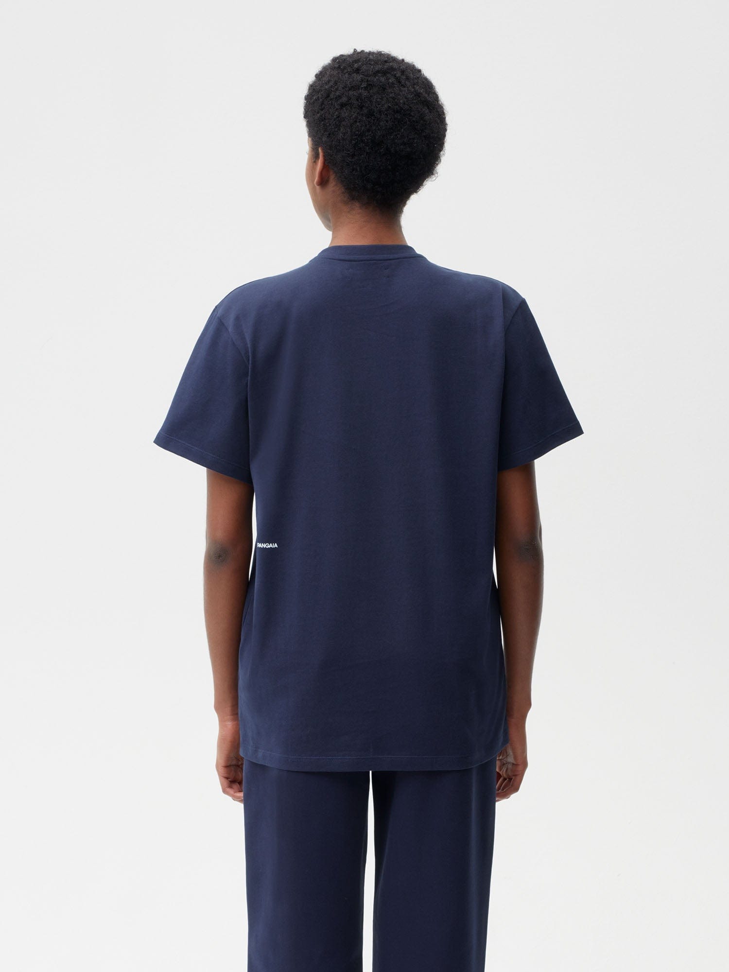 Cotton T-shirt With C-fiber™ Core - Navy Blue - Pangaia