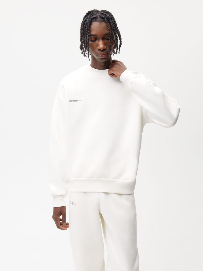 365 Signature Sweatshirt - Off-white - Pangaia